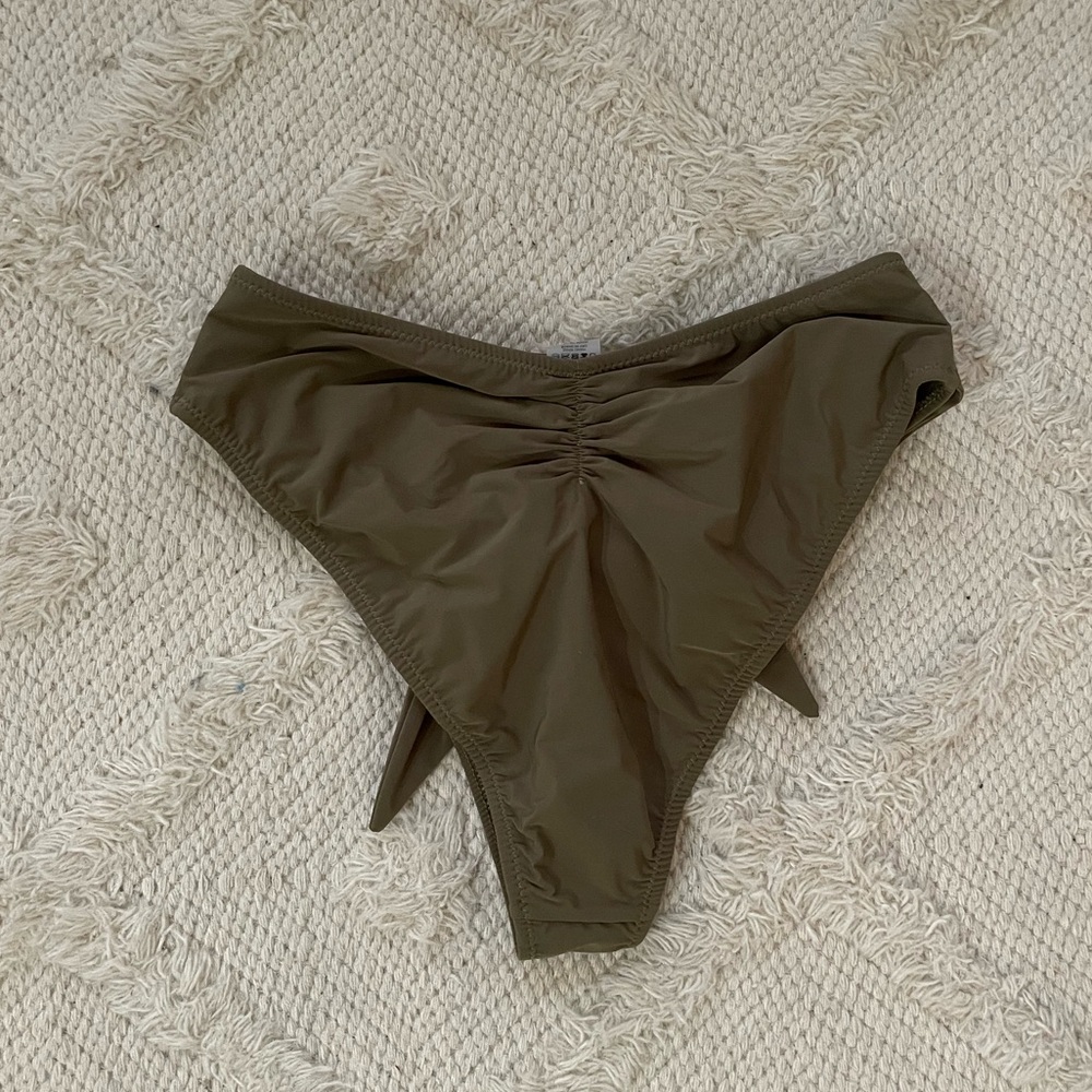 New Montce Paula Tie Front Waist Bikini Bottoms - Picture 5 of 5